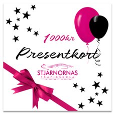 Presentkort körlektion 1000 kr Stjärnornas Trafikskola Falkenberg